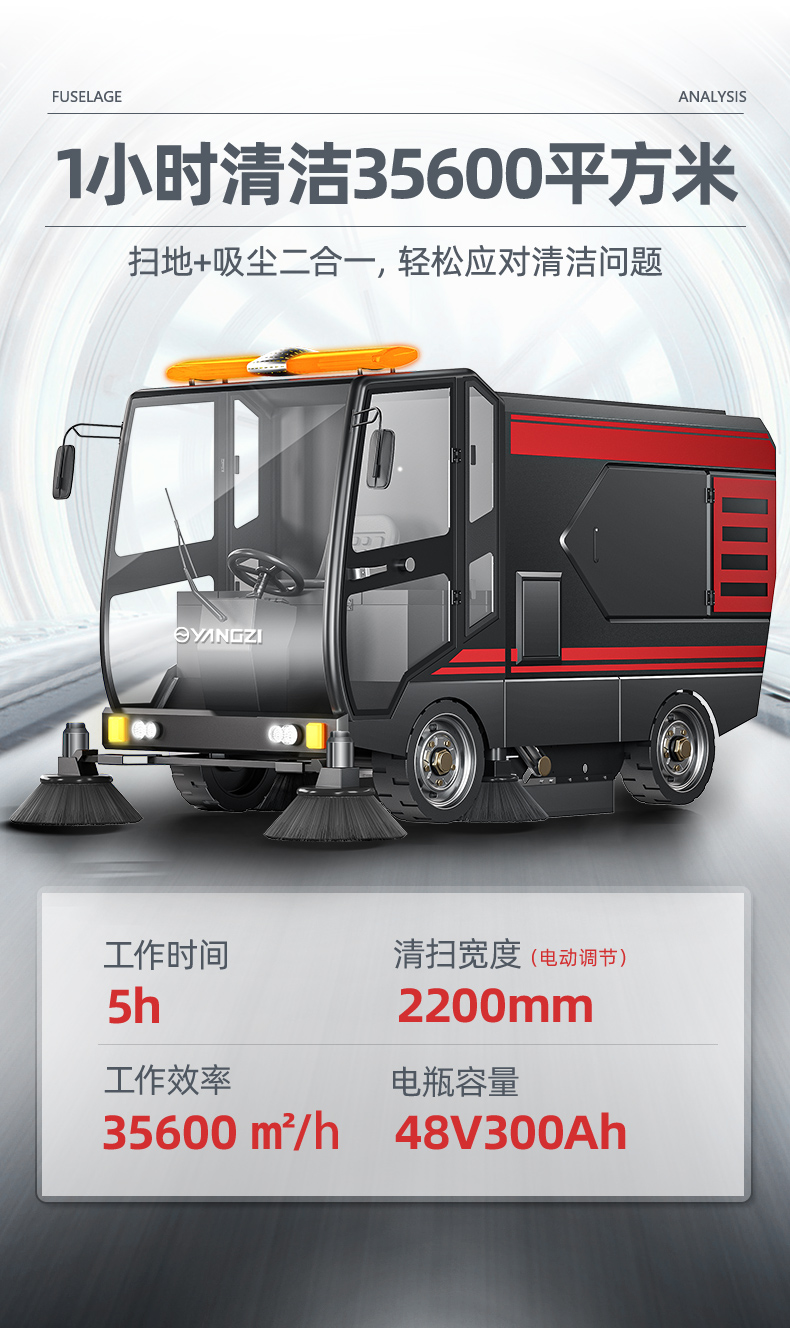 揚(yáng)子S14電動(dòng)掃地車(chē)(圖3) 揚(yáng)子S14電動(dòng)掃地車(chē)(圖3)